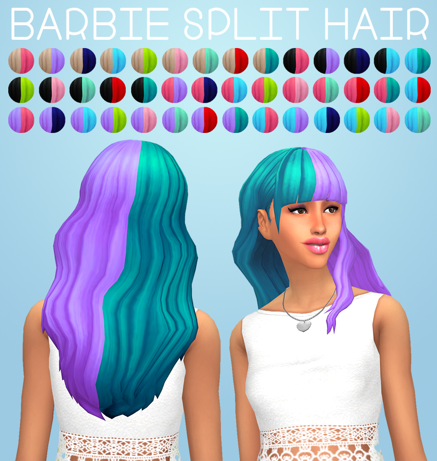 sims 4 purple hair color mod